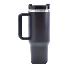Insulated 40oz Tumbler | Stainless Steel (Color: Black)