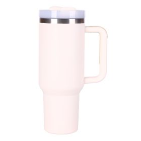 Insulated 40oz Tumbler | Stainless Steel (Color: Milky White)