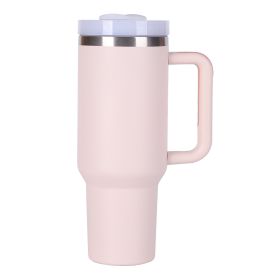 Insulated 40oz Tumbler | Stainless Steel (Color: Rose Quartz)