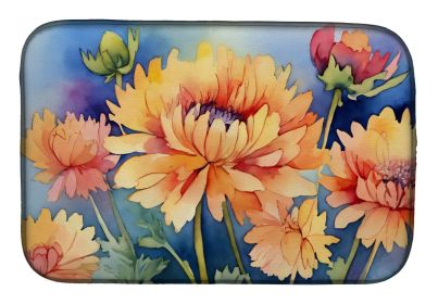 Dish Drying Mat | Chrysanthemum (Default: Default)