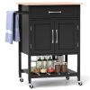 Kitchen Island Cart | Drawer & Towel Rack
