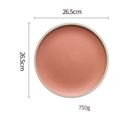 Ceramic Plate | Pure Color Matte (Option: 5 Style)