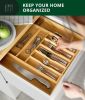 Drawer Organizer | Expandable Bamboo Tray