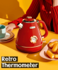 Electric Kettle | Mint Green Retro Design