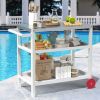 Outdoor Prep Station | Patio Grill Cart