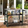 Outdoor Prep Station | Patio Grill Cart