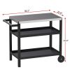 Outdoor Prep Station | Patio Grill Cart