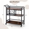 Bar Cart 3-Tier | Serving Cart
