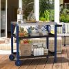 Outdoor Prep Station | Patio Grill Cart