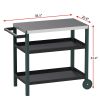 Outdoor Prep Station | Patio Grill Cart
