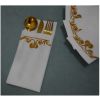 [100 Pack] Disposable Guest Towels Linen-Feel Paper Hand Towels;  Decorative Bathroom Hand Napkins for Kitchen; Weddings;  Dinners or Parties(Shipment