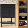 Kitchen Island Cart | Drawer & Towel Rack
