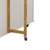 Rolling Kitchen Island Cart | 2-Door Cabinet