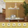 Kitchen Rolling Cart | Sturdy Steel Frame