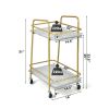 Kitchen Rolling Cart | Sturdy Steel Frame