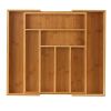 Drawer Organizer | Expandable Bamboo Tray