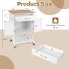 Kitchen Island Cart | Drawer & Towel Rack