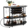 Wine Bar Cabinet | Storage Shelves