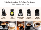 19-Bar Pressure | Single Serve Espresso Maker