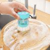 Dish Brush With Soap Dispenser