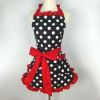 Retro Polka Dot Apron | Adjustable & Functional