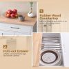 Kitchen Island Cart | Drawer & Towel Rack