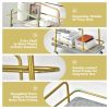 Kitchen Rolling Cart | Sturdy Steel Frame