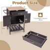 Kitchen Island Cart | Drawer & Towel Rack