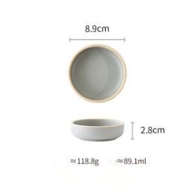 Ceramic Plate | Pure Color Matte (Option: 26Style)
